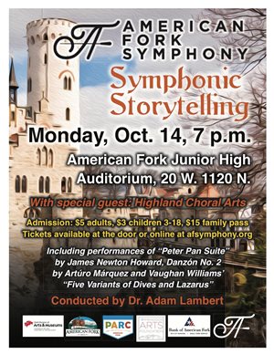 October 2019: with American Fork Symphony